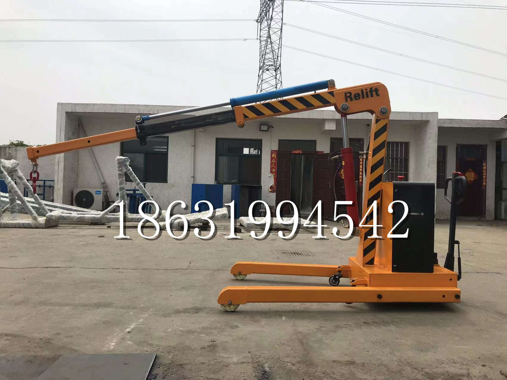 尖草坪区久征定做3吨三轮随车吊 农用园林绿化移树吊 平板工程用小吊机