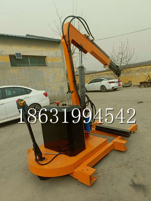 尖草坪区自卸车厢随车吊 自制轮式四不像起重机 四驱平板吊 5吨 贵盛